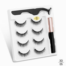 Carregar imagem no visualizador da galeria, Magnetic Eyelashes 3D Mink Eyelashes Magnetic Eyeliner Magnetic Lashes Short False Lashes Lasting Handmade Eyelash Makeup Tool
